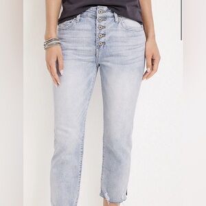 Kancan High Rise Straight Crop Jeans Women’s Size 31x25”